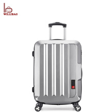 Bolsas de equipaje de viaje maleta trolley maleta de viaje PC equipaje de viaje de cielo de plata